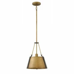 Best reviews of 🤩 Hinkley Lighting Hinkley Cartwright 1-Light Pendant In Rustic Brass ⭐