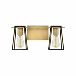 Cheap ⭐ Hinkley Lighting Hinkley Filmore 2-Light Vanity In Heritage Brass 😀