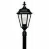 Buy 😉 Hinkley Lighting Hinkley Manor House 1-Light Outdoor Post Mount In Black ✨