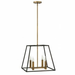 Cheapest 🛒 Hinkley Lighting Hinkley Fulton 4-Light Pendant In Bronze 😉