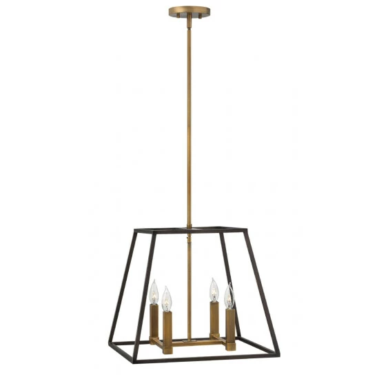 Cheapest 🛒 Hinkley Lighting Hinkley Fulton 4-Light Pendant In Bronze 😉 1 Cheapest 🛒 Hinkley Lighting Hinkley Fulton 4-Light Pendant In Bronze 😉