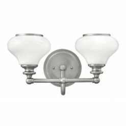 Top 10 👏 Hinkley Lighting Hinkley Ainsley 2-Light Vanity Light In Brushed Nickel 🧨