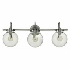 Hot Sale 🥰 Hinkley Lighting Hinkley Congress 3-Light Vanity Light In Antique Nickel ⌛