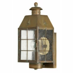 Cheapest 🌟 Hinkley Lighting Hinkley Nantucket 1-Light Outdoor Wall Mount In Aged Brass ❤️