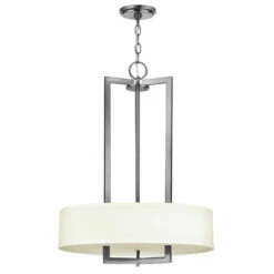 Buy 🤩 Hinkley Lighting Hinkley Hampton 3-Light Chandelier In Antique Nickel ❤️