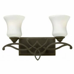 Best deal ❤️ Hinkley Lighting Hinkley Brooke 2-Light Vanity Light In Olde Bronze 💯