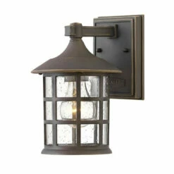 Outlet 💯 Hinkley Lighting Hinkley Freeport 1-Light Outdoor Wall Mount Lantern In Oil Rubbed Bronze 🥰