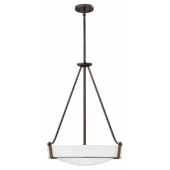 Cheapest ⌛ Hinkley Lighting Hinkley Hathaway 4-Light Pendant In Olde Bronze With Etched White 🌟 1 Cheapest ⌛ Hinkley Lighting Hinkley Hathaway 4-Light Pendant In Olde Bronze With Etched White 🌟