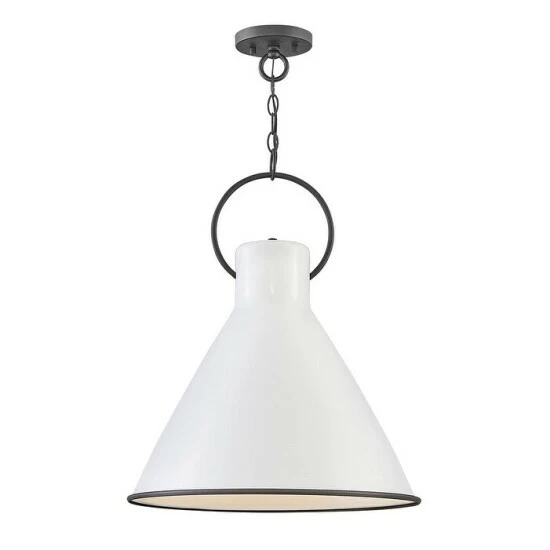 Flash Sale 🥰 Hinkley Lighting Hinkley Winnie 1-Light Pendant In Polished White - Small 🔔 3 Flash Sale 🥰 Hinkley Lighting Hinkley Winnie 1-Light Pendant In Polished White - Small 🔔 - Image 3