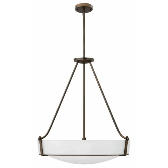 New 🔥 Hinkley Lighting Hinkley Hathaway 5-Light Pendant In Olde Bronze With Etched White 😀 1 New 🔥 Hinkley Lighting Hinkley Hathaway 5-Light Pendant In Olde Bronze With Etched White 😀