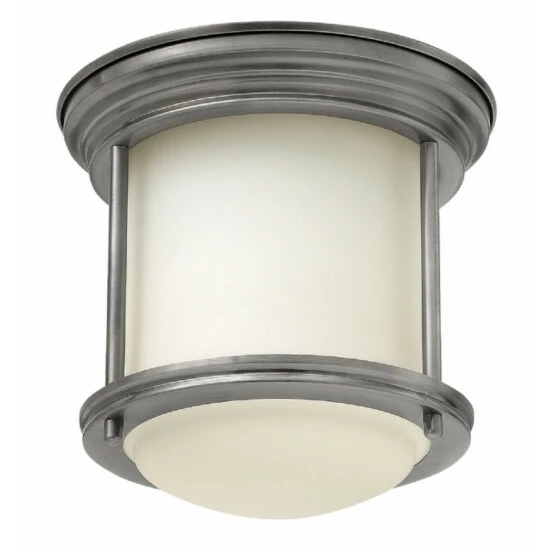 New ✔️ Hinkley Lighting Hinkley Hadley 1-Light Flush Mount In Antique Nickel 👍 1 New ✔️ Hinkley Lighting Hinkley Hadley 1-Light Flush Mount In Antique Nickel 👍