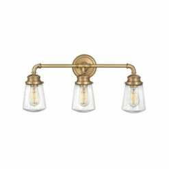 Brand new 🥰 Hinkley Lighting Hinkley Fritz 3-Light Vanity In Heritage Brass 👏