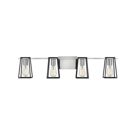 Hot Sale 🎁 Hinkley Lighting Hinkley Filmore 4-Light Vanity In Chrome ✔️ 1 Hot Sale 🎁 Hinkley Lighting Hinkley Filmore 4-Light Vanity In Chrome ✔️