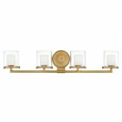 Buy 👏 Hinkley Lighting Hinkley Rixon 4-Light Vanity Light In Heritage Brass ⌛