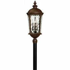 Flash Sale ✨ Hinkley Lighting Hinkley Windsor 6-Light Outdoor Post Mount In River Rock 😍