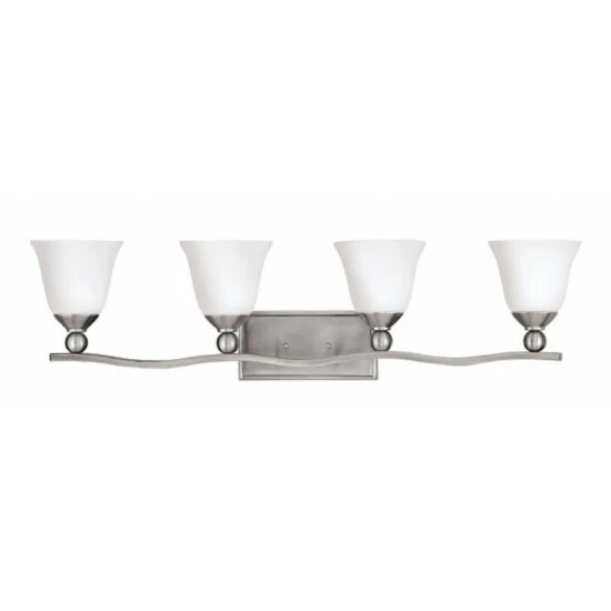 Promo 💯 Hinkley Lighting Hinkley Bolla 4-Light Vanity Light In Brushed Nickel 🛒 1 Promo 💯 Hinkley Lighting Hinkley Bolla 4-Light Vanity Light In Brushed Nickel 🛒