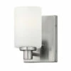 Best Pirce 🔥 Hinkley Lighting Hinkley Karlie 1-Light Sconce In Brushed Nickel ⭐