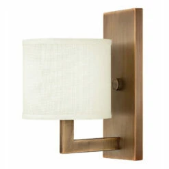 Outlet 🎉 Hinkley Lighting Hinkley Hampton 1-Light Sconce In Brushed Bronze 🌟