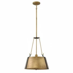 Top 10 😀 Hinkley Lighting Hinkley Cartwright 1-Light Chandelier In Rustic Brass 😀