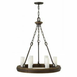 Best Sale 🎁 Hinkley Lighting Fredrick Ramond Cabot 6-Light Chandelier In Rustic Iron ⌛