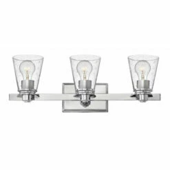 Best deal ❤️ Hinkley Lighting Hinkley Avon 3-Light Vanity Light In Chrome With Clear ⌛