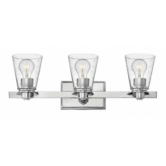 Best deal ❤️ Hinkley Lighting Hinkley Avon 3-Light Vanity Light In Chrome With Clear ⌛ 1 Best deal ❤️ Hinkley Lighting Hinkley Avon 3-Light Vanity Light In Chrome With Clear ⌛