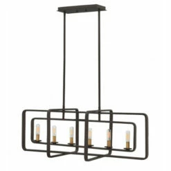 Cheapest ✔️ Hinkley Lighting Hinkley Quentin 6-Light Chandelier In Buckeye Bronze 👏