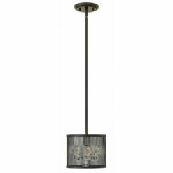 Wholesale ❤️ Hinkley Lighting Fredrick Ramond FR38907BLK Two Light Foyer Pendant Fiona Black - One Size ⭐