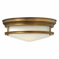 Best Pirce ✔️ Hinkley Lighting Hinkley Hadley 3-Light Flush Mount In Brushed Bronze 💯