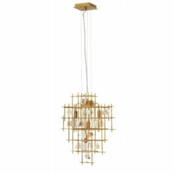 Cheapest 🥰 Hinkley Lighting Fredrick Ramond Petra 4-Light Chandelier In Luster Gold ⭐