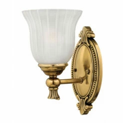 Deals 😀 Hinkley Lighting Hinkley Francoise 1-Light Sconce In Burnished Brass 👍