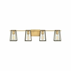 Deals 🥰 Hinkley Lighting Hinkley Filmore 4-Light Vanity In Heritage Brass 💯