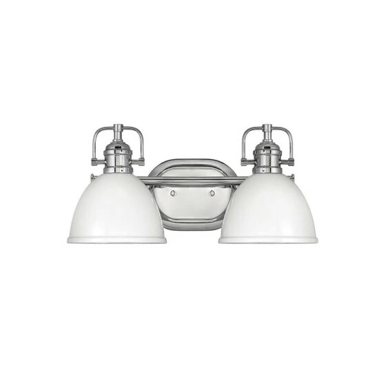 Discount 😀 Hinkley Lighting Hinkley Rowan 2-Light Vanity In Chrome 👏 1 Discount 😀 Hinkley Lighting Hinkley Rowan 2-Light Vanity In Chrome 👏