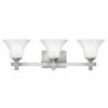 Cheap ❤️ Hinkley Lighting Hinkley Abbie 3-Light Vanity Light In Brushed Nickel 😍