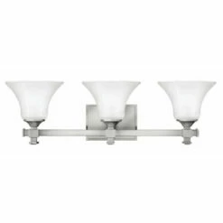 Cheap ❤️ Hinkley Lighting Hinkley Abbie 3-Light Vanity Light In Brushed Nickel 😍