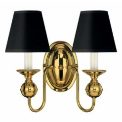 Deals 😍 Hinkley Lighting Hinkley Virginian 2-Light Sconce In Polished Brass 👍