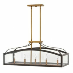 Outlet 💯 Hinkley Lighting Hinkley Clarendon 5-Light Chandelier In Bronze 🎁