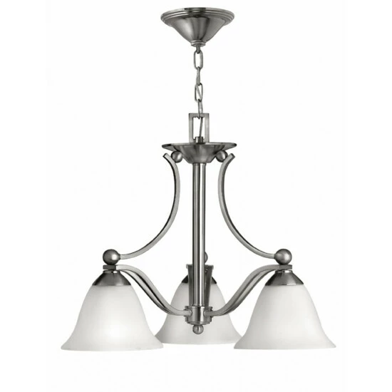 Discount 🛒 Hinkley Lighting Hinkley Bolla 3-Light Chandelier In Brushed Nickel ⌛ 1 Discount 🛒 Hinkley Lighting Hinkley Bolla 3-Light Chandelier In Brushed Nickel ⌛