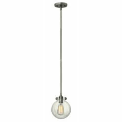 Top 10 🎉 Hinkley Lighting Hinkley Congress 1-Light Mini Pendant In Antique Nickel 😍