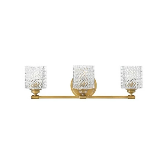 Cheap โ๏ธ Hinkley Lighting Hinkley Elle 3-Light Vanity In Heritage Brass ๐ 2 Cheap โ๏ธ Hinkley Lighting Hinkley Elle 3-Light Vanity In Heritage Brass ๐ - Image 2