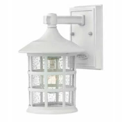 Best Sale 🧨 Hinkley Lighting Hinkley Freeport 1-Light Outdoor Wall Mount In Classic White 👏