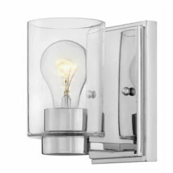 Buy 🔔 Hinkley Lighting Hinkley Miley 1-Light Sconce In Chrome With Clear 😉