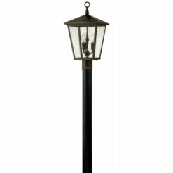 Best reviews of ⌛ Hinkley Lighting Hinkley Trellis 3-Light Outdoor Post Mount In Regency Bronze 😀