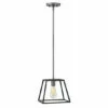 Top 10 🤩 Hinkley Lighting Hinkley Fulton 1-Light Mini Pendant In Aged Zinc 🛒