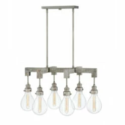 Wholesale 😉 Hinkley Lighting Hinkley Denton 6-Light Chandelier In Pewter 🔔