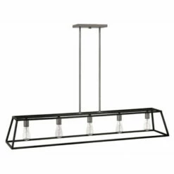 Cheap ⭐ Hinkley Lighting Hinkley Fulton 5-Light Chandelier In Aged Zinc 🎉