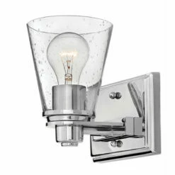 Best deal 👏 Hinkley Lighting Hinkley Avon 1-Light Sconce In Chrome With Clear 🎁