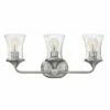 Top 10 🌟 Hinkley Lighting Hinkley Thistledown 3-Light Vanity Light In Brushed Nickel With Clear 😍