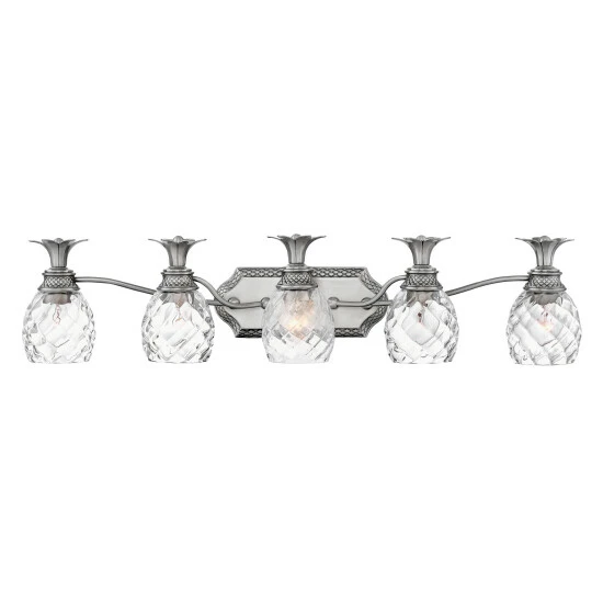 Outlet ๐ Hinkley Lighting Hinkley Plantation 5-Light Vanity Light In Polished Antique Nickel โญ 1 Outlet ๐ Hinkley Lighting Hinkley Plantation 5-Light Vanity Light In Polished Antique Nickel โญ