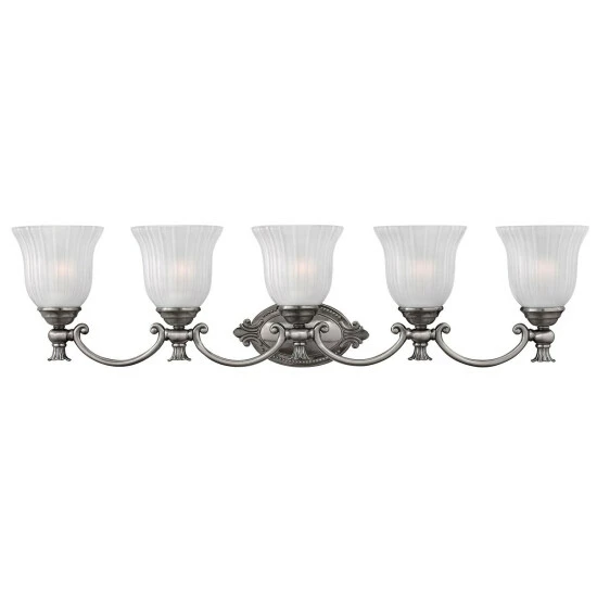 Discount ✨ Hinkley Lighting Hinkley Francoise 5-Light Vanity Light In Polished Antique Nickel 😍 1 Discount ✨ Hinkley Lighting Hinkley Francoise 5-Light Vanity Light In Polished Antique Nickel 😍
